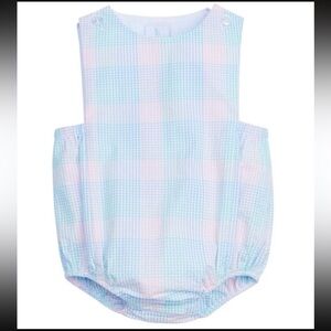 NWT Little English 18 months Louis Sunsuit in Palm Beach Plaid